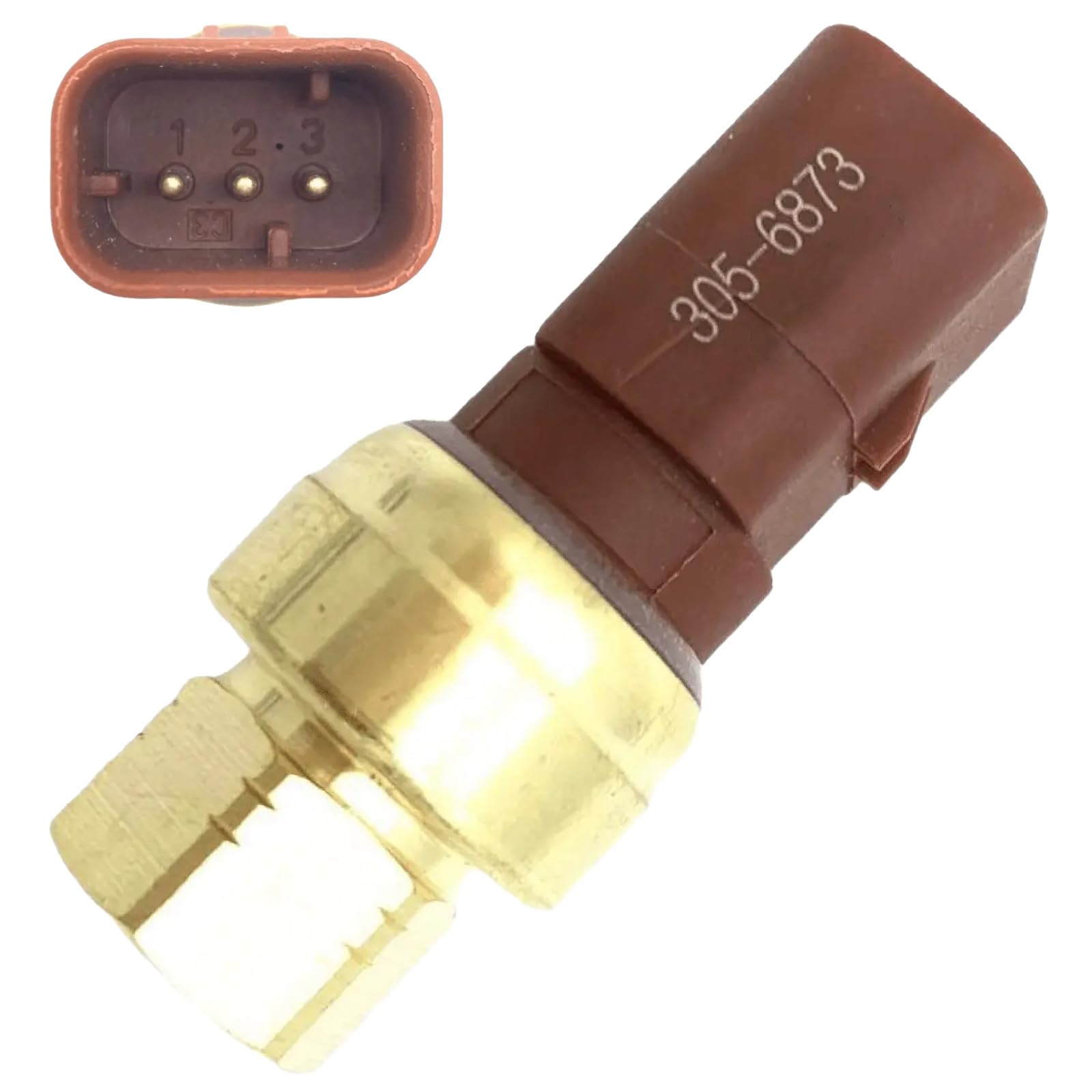 Ka.ko3点 Amazon.com: WJPDXFENG Fuel Line Pressure Sensor 305-6873 for